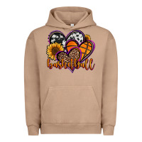 Pigment Burro basketball hearts Urban Hoodie - Jasminsmagicworld
