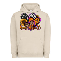 Pigment French Oak basketball hearts Urban Hoodie - Jasminsmagicworld