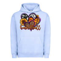 Pigment Grape Ice basketball hearts Urban Hoodie - Jasminsmagicworld