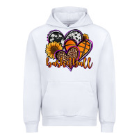 White basketball hearts Urban Hoodie - Jasminsmagicworld