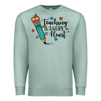 Seafoam teaching i̇s a work of heart Premium Sweatshirt - JahusDesignShop