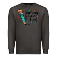 Smoke teaching i̇s a work of heart Premium Sweatshirt - JahusDesignShop
