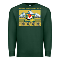 Sports Green Geocaching, geocaching travel bug, geocache, Premium Sweatshirt - artisFamous