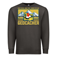 Smoke Geocaching, geocaching travel bug, geocache, Premium Sweatshirt - artisFamous