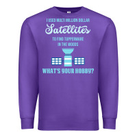 Purple Geocaching, funny geocacher, travel, Premium Sweatshirt - artisFamous