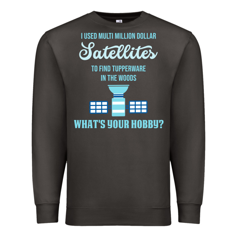 Geocaching, Funny Geocacher, Travel, Premium Sweatshirt by artisFamous | Teevron