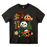 Asphalt ho ho ho christmas Heavy Core Tee - CowGirlArtShop