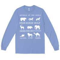 Colony Blue Animals Of The World Long Sleeve Tee - Bettercallsaul