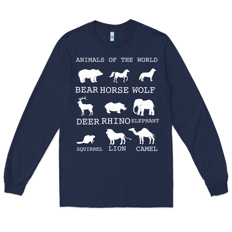 Animals Of The World Long Sleeve Tee by Bettercallsaul | Teevron
