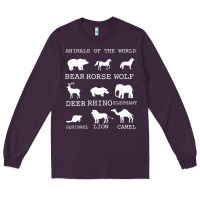 Plum Animals Of The World Long Sleeve Tee - Bettercallsaul