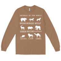 Toasted Coconut Animals Of The World Long Sleeve Tee - Bettercallsaul