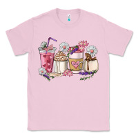 Bubblegum Pink Mama coffee cup mother's day Classic Tee - HowdyJamesFarm