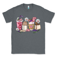 Charcoal Heather Mama coffee cup mother's day Classic Tee - HowdyJamesFarm