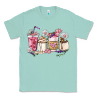 Seafoam Mama coffee cup mother's day Classic Tee - HowdyJamesFarm