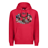 Cardinal best dad ever Premium Hoodie - SublimationCraftShop