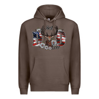 Coffee best dad ever Premium Hoodie - SublimationCraftShop