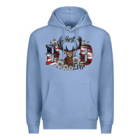 Colony Blue best dad ever Premium Hoodie - SublimationCraftShop