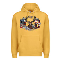 Mustard best dad ever Premium Hoodie - SublimationCraftShop
