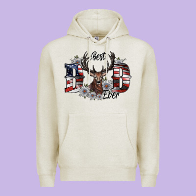 Best Dad Ever Premium Hoodie Designed By Sublimationcraftshop