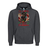 Smoke Christmas life is better with a dachshund Zipper Hoodie - JahusDesignShop
