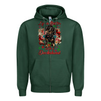 Sports Green Christmas life is better with a dachshund Zipper Hoodie - JahusDesignShop