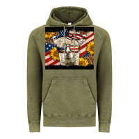 Vintage Olive Western 4th Of July Lama Vintage Hoodie - LillyAllenDesigns