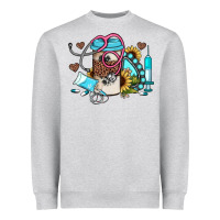 Western Sunflower Gemstone Nurse Heavyweight Sweatshirt | Teevron