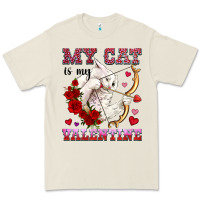 Bone my cat is my valentine Premium Tee - OliviaCreatesArt
