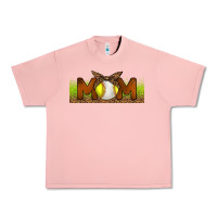 Salmon Baseball And Softball Mom Libbey Glass Urban Heavy Tee - BundleAndBundleShop