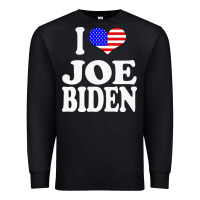 Black i love joe biden Premium Sweatshirt - artisFamous