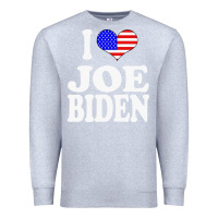 Heather Grey i love joe biden Premium Sweatshirt - artisFamous