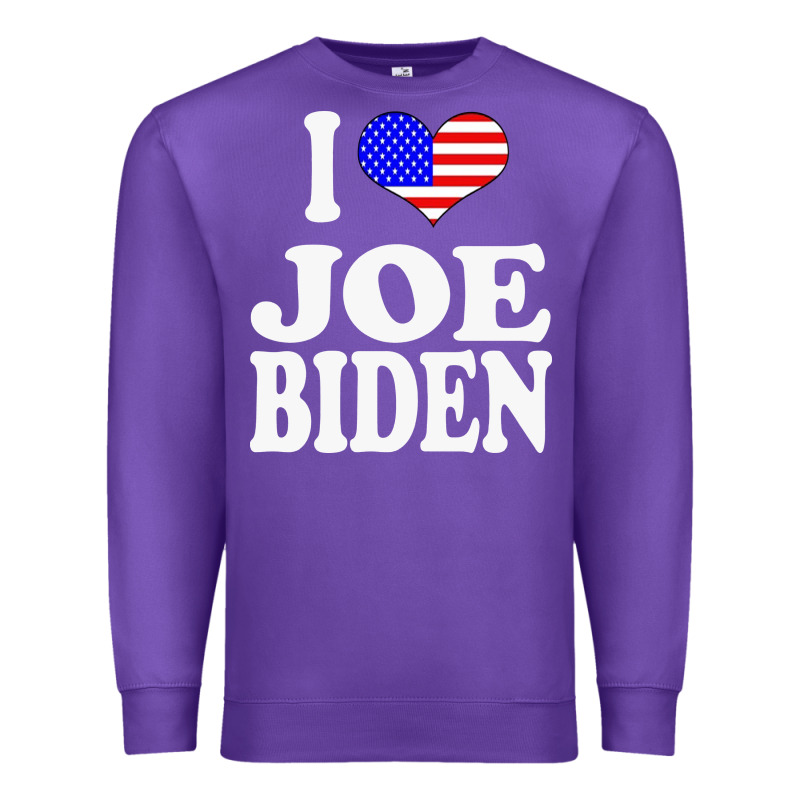 I Love Joe Biden Premium Sweatshirt by artisFamous | Teevron