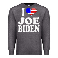 Charcoal Heather i love joe biden Premium Sweatshirt - artisFamous