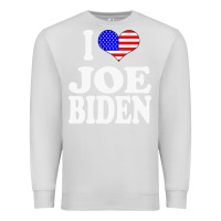 Dove Grey i love joe biden Premium Sweatshirt - artisFamous