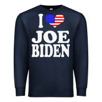 Navy i love joe biden Premium Sweatshirt - artisFamous