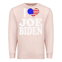 Pale Pink i love joe biden Premium Sweatshirt - artisFamous