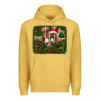 Antique Gold christmas donkeys Premium Hoodie - Jasminsmagicworld