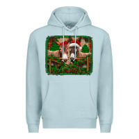 Blue Mist christmas donkeys Premium Hoodie - Jasminsmagicworld