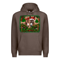 Coffee christmas donkeys Premium Hoodie - Jasminsmagicworld
