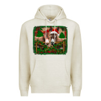 Oatmeal Heather christmas donkeys Premium Hoodie - Jasminsmagicworld