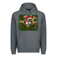 Rock christmas donkeys Premium Hoodie - Jasminsmagicworld