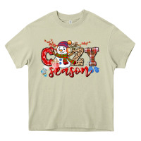 Cozy Season Snowman Heavy Core Tee | Teevron