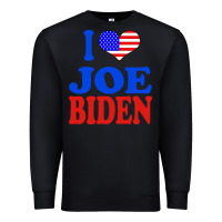 Black i love joe biden Premium Sweatshirt - artisFamous