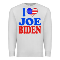 Dove Grey i love joe biden Premium Sweatshirt - artisFamous
