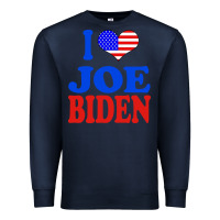 Navy i love joe biden Premium Sweatshirt - artisFamous