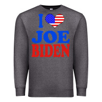 Charcoal Heather i love joe biden Premium Sweatshirt - artisFamous