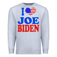 Heather Grey i love joe biden Premium Sweatshirt - artisFamous