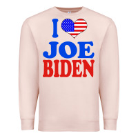 Pale Pink i love joe biden Premium Sweatshirt - artisFamous