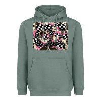 Sage cowhide racing backgraund Heavyweight Hoodie - JahusDesignShop
