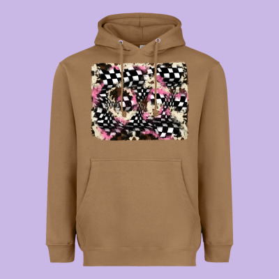 Cowhide Racing Backgraund Heavyweight Hoodie Designed By Jahusdesignshop